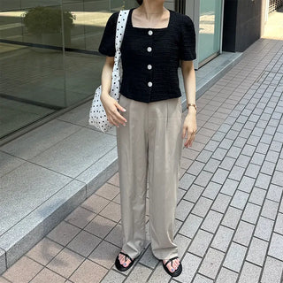 Square puff short jacket