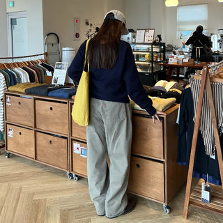 (Unisex) Cotton Wide Pants