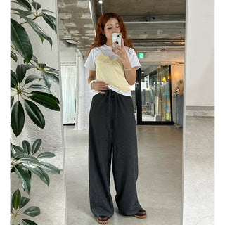 String stripe pants