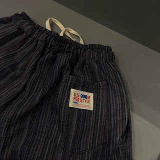 (Unisex) Striped Patch Pants