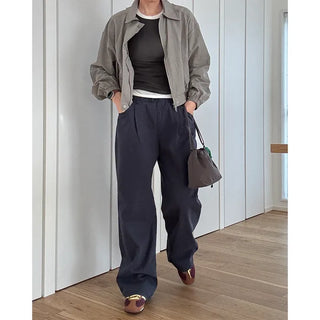 Basic Banding Cotton Pants