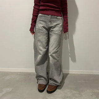 Smoky Wide Denim Pants