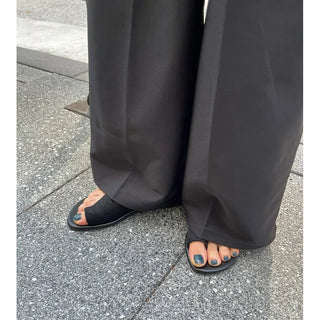 Cutout strap sandals