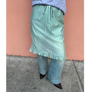 Layered ruffle skirt