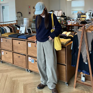 (Unisex) Cotton Wide Pants