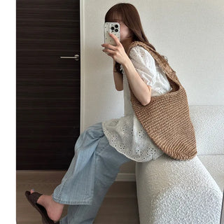 Rattan Shoulder Bag