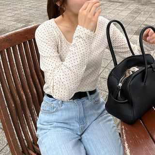 Polka Dot Long T-Shirt