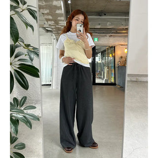 String stripe pants