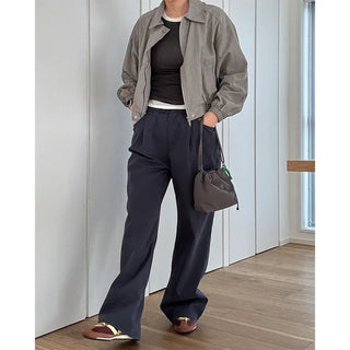 Basic Banding Cotton Pants