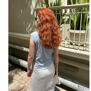 Cropped basic T-shirt