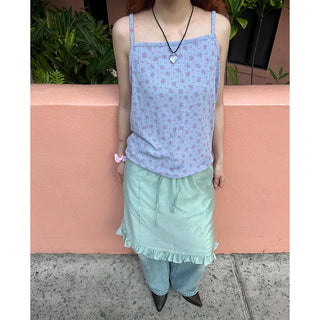 Layered ruffle skirt