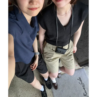 Wide Chino Shorts