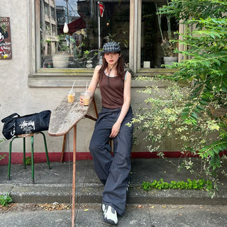 Check Strap Camp Cap