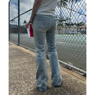 Semi-bootcut denim