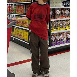 Low-rise track pants