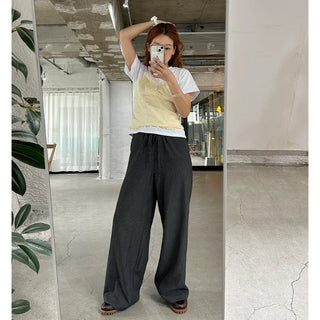 String stripe pants