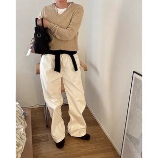 Basic Banding Cotton Pants