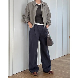 Basic Banding Cotton Pants