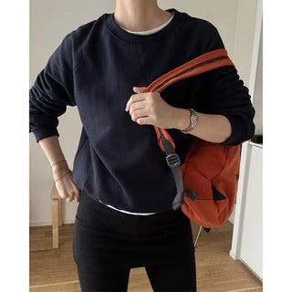 Stitched raglan sweatshirt