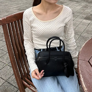 Polka Dot Long T-Shirt