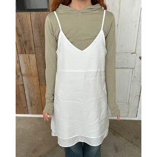 Layered camisole dress