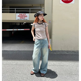 Striped Round T-shirt