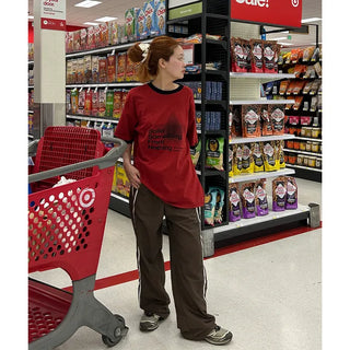 Low-rise track pants