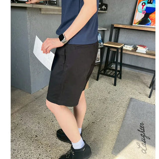 Wide Chino Shorts