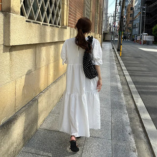 Puff Long Dress