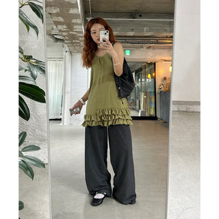 String stripe pants
