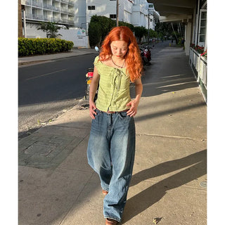 Checked feminine blouse