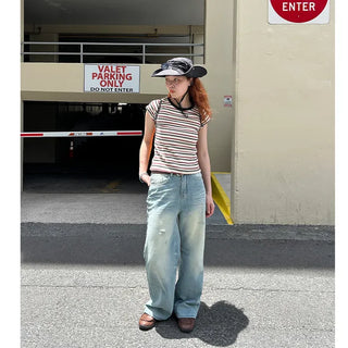 Striped Round T-shirt