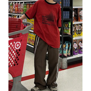 Low-rise track pants