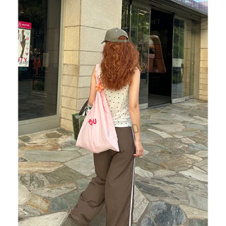 Dot Cap Sleeve Top