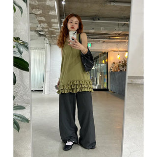 String stripe pants