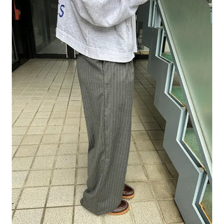 Classic striped slacks