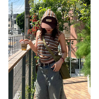 Border Hooded Sleeveless