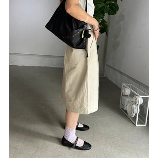 Bermuda shorts with one pleat