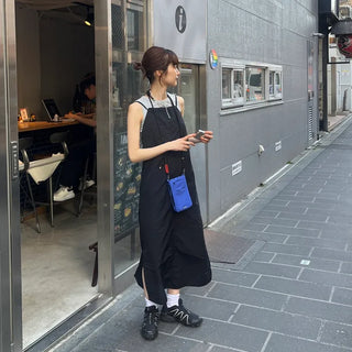 Backless long camisole dress