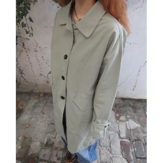 Single trench coat