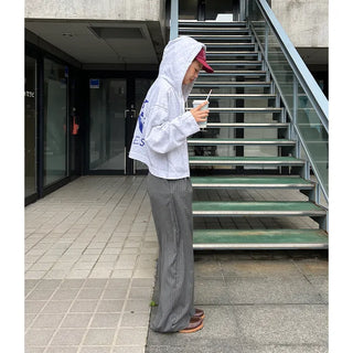 Classic striped slacks