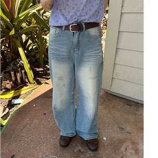 Suede square belt