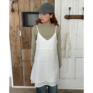Layered camisole dress