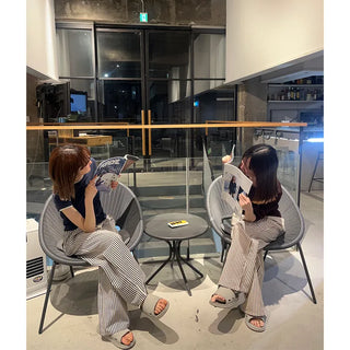 Cotton striped pants