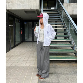 Classic striped slacks