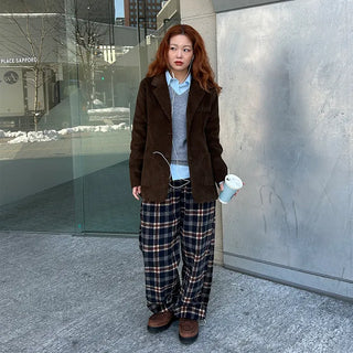 (Unisex) Banding Check Pants