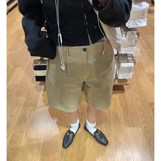 Wide Chino Shorts