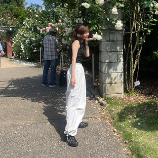 Hearts Nylon Banding Pants