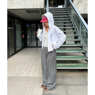 Classic striped slacks