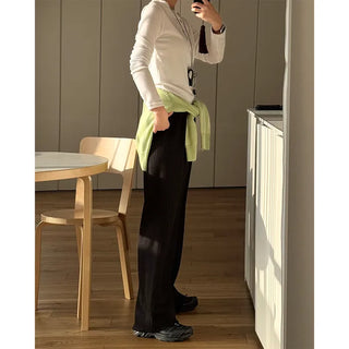 Button-up long T-shirt